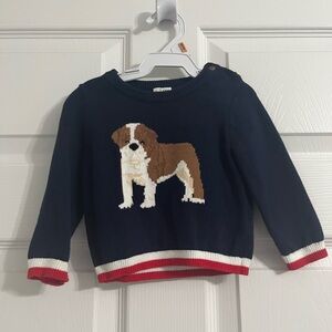 Janie and Jack Classic Navy Sweater